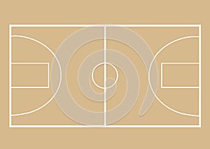 Basketball Court Background