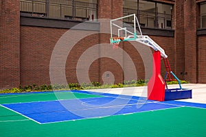 Basketball court at school