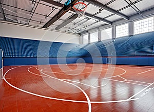 Basketball court. Sport arena