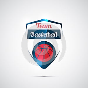 Basketball emblem