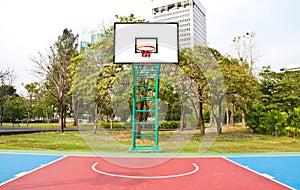 Basketball field.