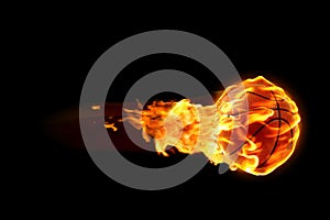 Basketball flames