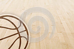 Basketball floor