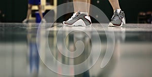 Basketball from the floor