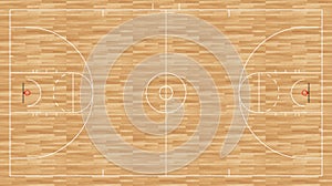 Basketball floor - regulation women