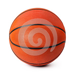 Basketball game ball isolated on white background