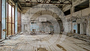 Basketball hall in Pripyat