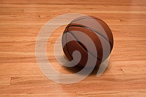 Basketball on the hardwood