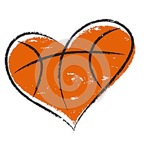 Basketball heart