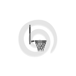 Basketball hoop vector icon