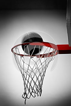 Basketball Hoop with Ball Net Scoring Points Sports
