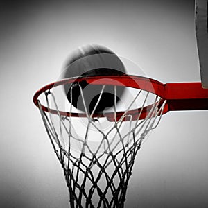 Basketball Hoop with Ball Net Scoring Points Sports