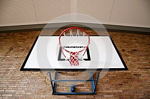 Basketball Hoop from Below