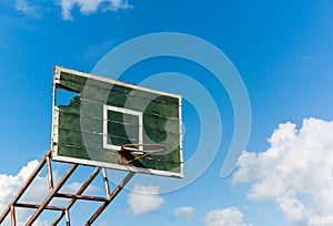 Basketball hoop old