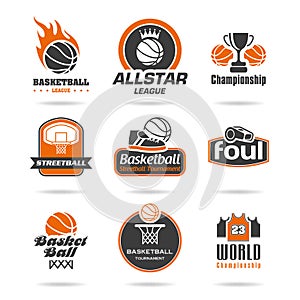 Basketball icon set - 2