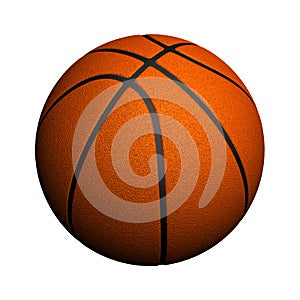 Basketball isolated