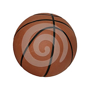 Basketball isolated on white background