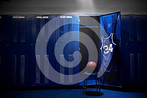 Basketball Locker Room photo