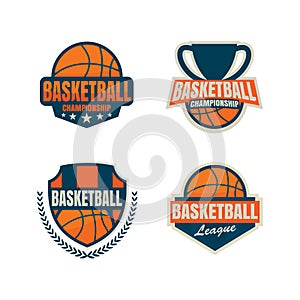 Basketball logo template