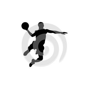 basketball logo vector illustration design