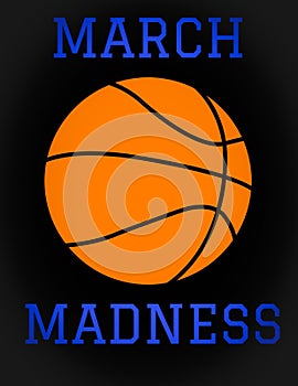 Basketball March madness tournament