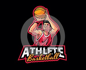 Basketball Mascot Logo Design