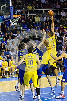 Basketball match Barcelona vs Maccabi