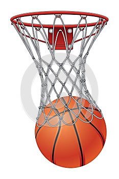 Basketball Through Net photo