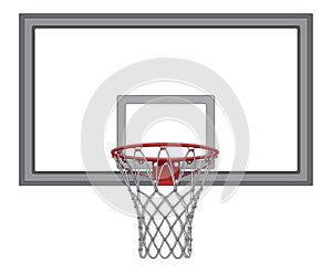 Basketball Net With Backboard photo