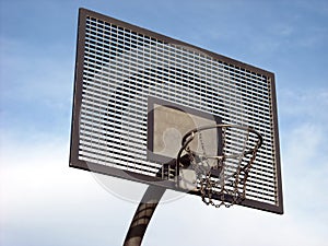 Basketball outdoor. Background