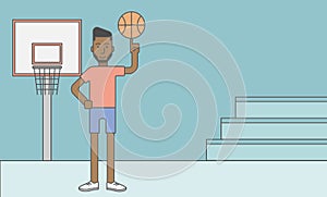 Basketball player man