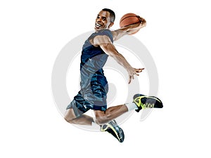 Basketball player man Isolated