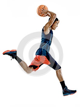 Basketball player man Isolated