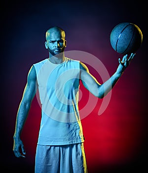 Basketball player man Isolated