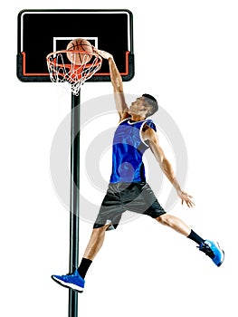 Basketball player man Isolated