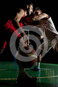 Basketball player portrait