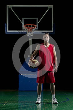 Basketball player portrait