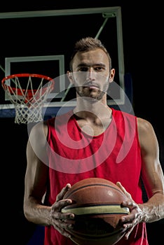 Basketball player portrait