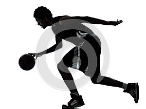 Basketball player silhouette