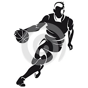 Basketball player, silhouette