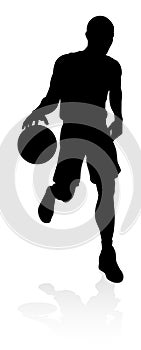 Basketball Player Sports Silhouette