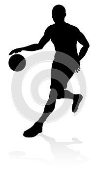 Basketball Player Sports Silhouette