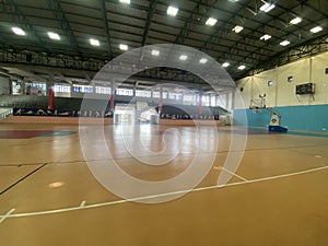 Basketball playground indoor dayview