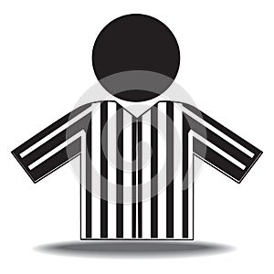 basketball referee. Vector illustration decorative design