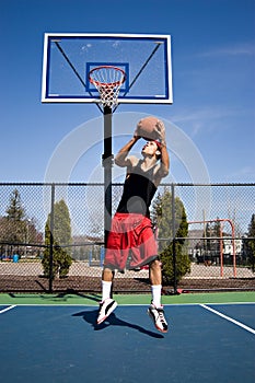 Basketball Reverse Dunk