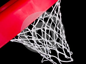 Basketball Rim & Net Close Up