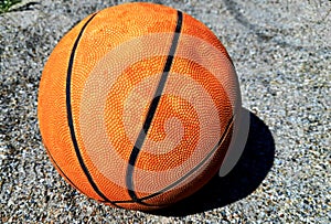 Basketball on the sand, children\'s games outside hollidays, games outdoors