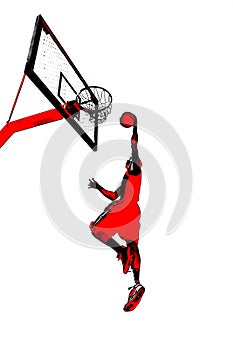 Basketball Slam Dunk photo