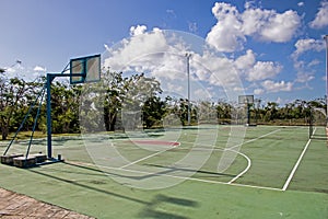 Basketball/Soccer Court At Playa Paraiso Resort In Cayo Coco, Cuba photo