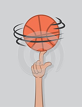 Basketball Spin Finger photo